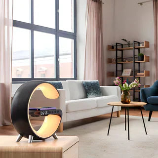 4-in-1 Smart Alarm Clock with Mood Light & Bluetooth Speaker
